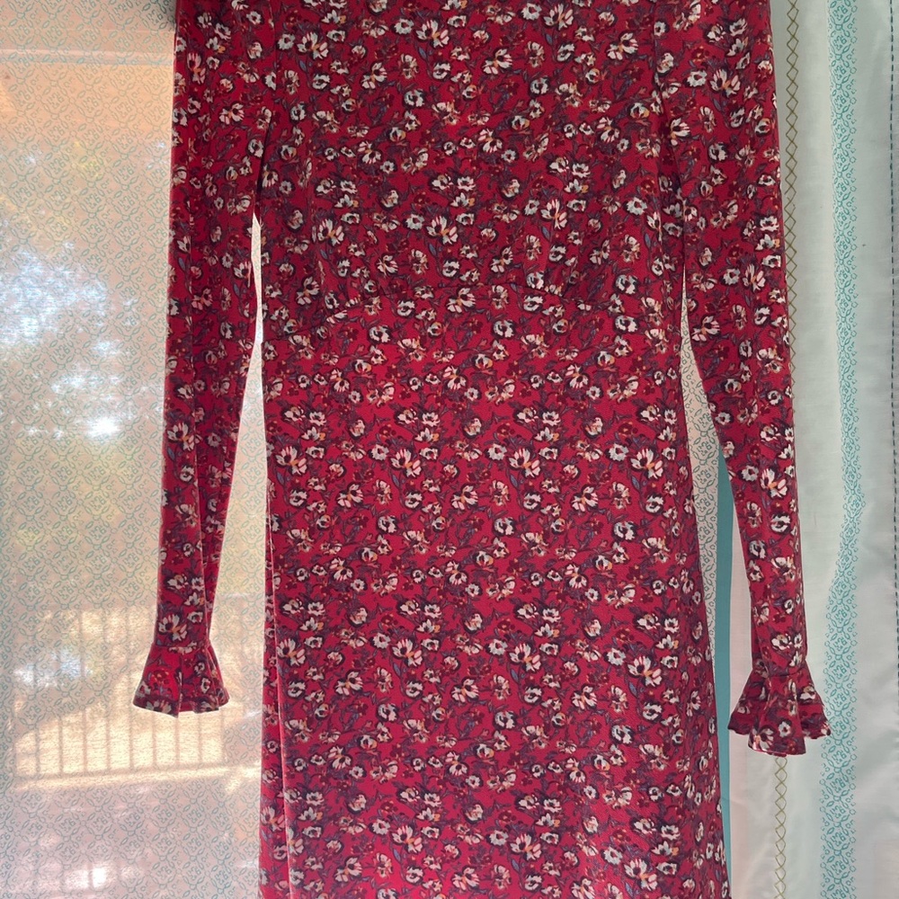 Free People Pink Floral Mini Dress